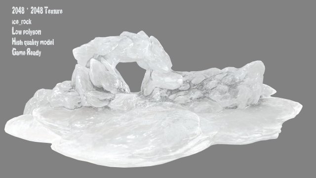 ice 6 3D Model .c4d .max .obj .3ds .fbx .stl .blend 
