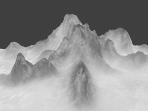 ice rock 3Dモデル
