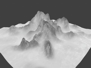 ice rock 3Dモデル