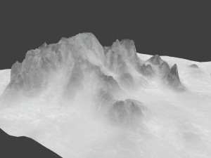 ice rock 3Dモデル