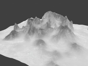 ice rock 3Dモデル