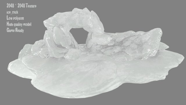 ice cave 7 3D Model .c4d .max .obj .3ds .fbx .stl .blend