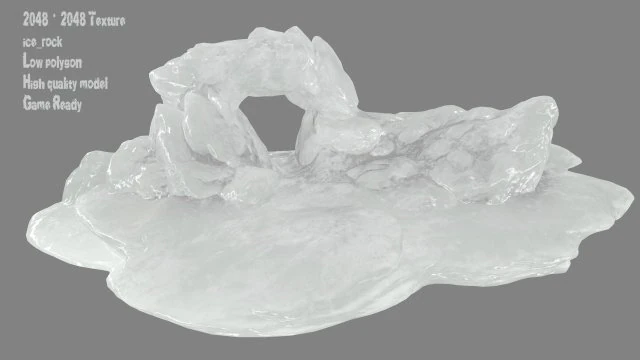 ice cave 7 3D Model .c4d .max .obj .3ds .fbx .stl .blend 
