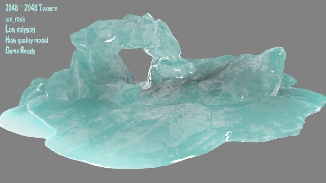 ice 3D 模型 .c4d .max .obj .3ds .fbx .stl .blend 
