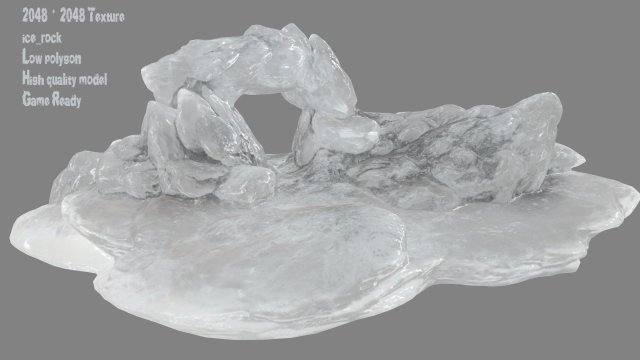 ice cave 8 3D 模型 .c4d .max .obj .3ds .fbx .stl .blend 