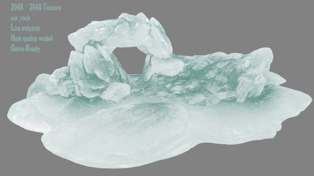 ice cave 10 3D Model .c4d .max .obj .3ds .fbx .stl .blend 