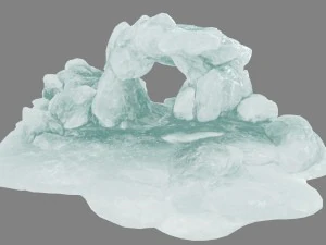 ледяная пещера 10 3D Модель