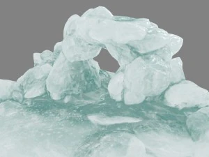 ледяная пещера 10 3D Модель