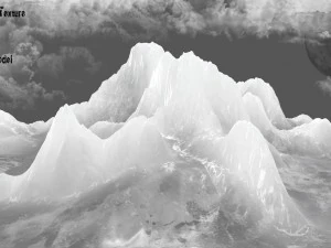 rocha de gelo 1 Modelo 3D