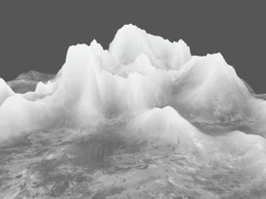 ice rock 1 3D Model