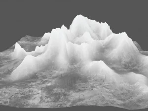 ice rock 1 3D Model