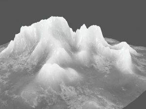 ice rock 1 3D Model