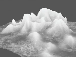 ice rock 1 3D Model