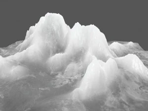 ice rock 1 3D Model