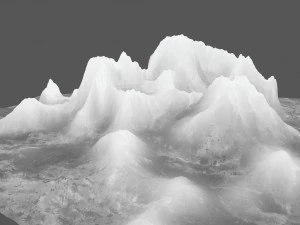 ice rock 1 3D Model