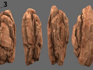 desert rocks 3D Model