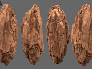desert rocks 3D 模型