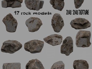 rocks 3D-Modell