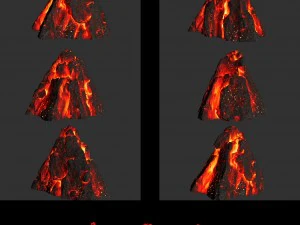 lava rocks 3D Model