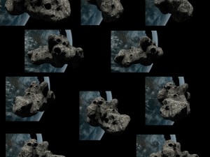 asteroid set Modèle 3D