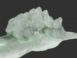 ice cave Model 3D