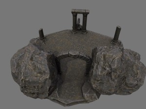 temple 3Dモデル