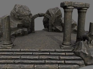 temple 3D Model