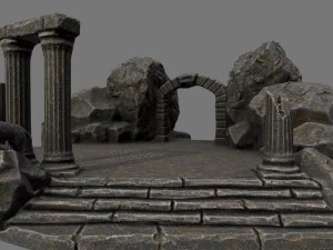 temple 3D Model