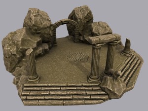 temple 3D Model