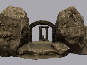 temple 3D Model