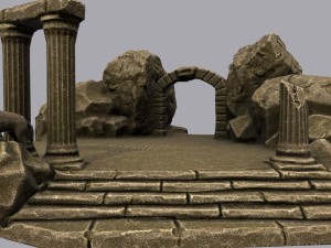 temple 3D Model