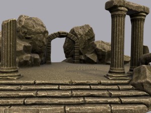 temple 3D Model