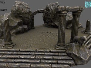 temple 3D Model