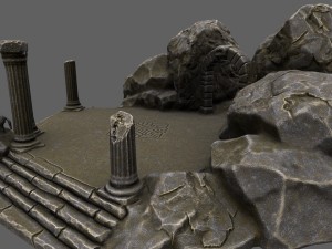 temple 3D 모델