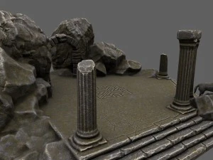 temple 3D Model