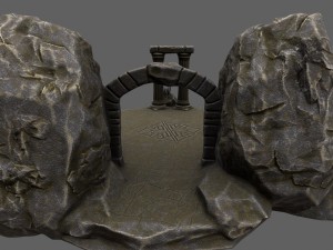 temple 3D 모델