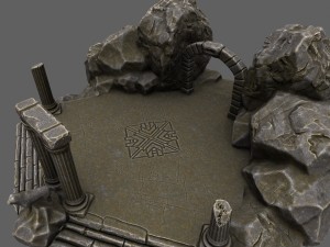 temple 3D 모델