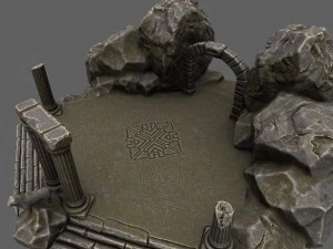temple 3D Model