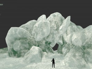 ice cave 3D 모델