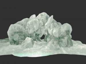 ice cave Model 3D