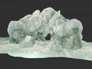 ice cave Model 3D