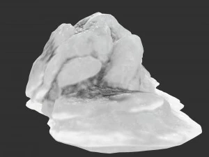 氷の洞窟1 3Dモデル