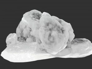 氷の洞窟1 3Dモデル