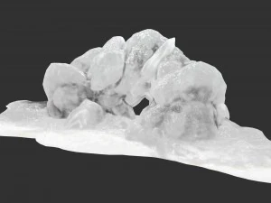 氷の洞窟1 3Dモデル