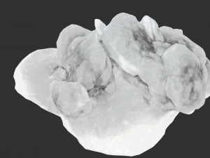 氷の洞窟1 3Dモデル