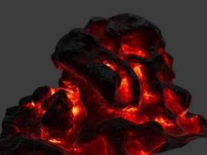 氷の洞窟1 3Dモデル