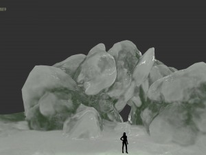ice cave 5 Modello 3D