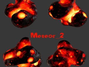 lava asteroid 3D Model