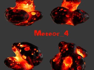 lava asteroid 3D Model