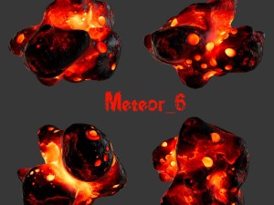 lava asteroid 3D Model